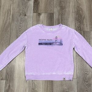 Mackinac Island Kids Lavender Sweatshirt